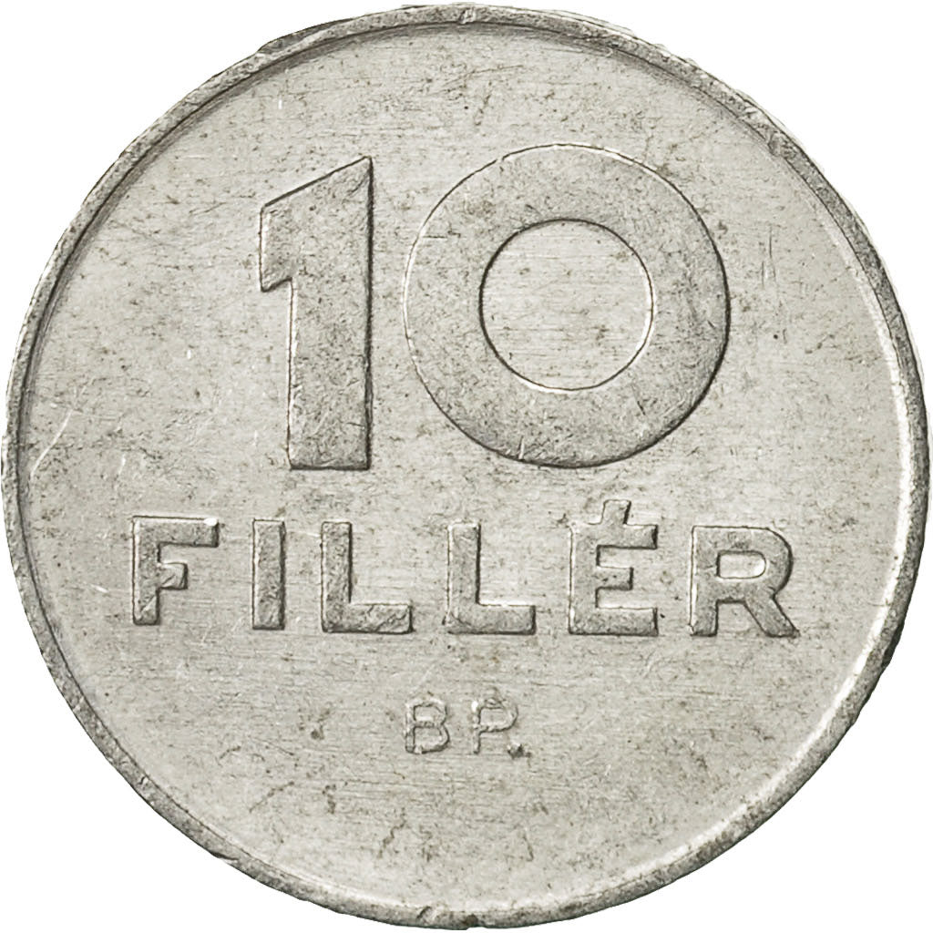 Coin, Hungary, 10 Filler, 1988, Budapest, EF(40-45), Aluminum, KM:572