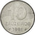 Coin, Brazil, 10 Cruzeiros, 1981, AU(50-53), Stainless Steel, KM:592.1
