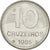 Coin, Brazil, 10 Cruzeiros, 1985, AU(50-53), Stainless Steel, KM:592.2