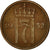 Moneda, Noruega, Haakon VII, 5 Öre, 1952, MBC, Bronce, KM:400