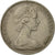 Coin, Australia, Elizabeth II, 20 Cents, 1967, EF(40-45), Copper-nickel, KM:66