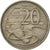 Coin, Australia, Elizabeth II, 20 Cents, 1967, EF(40-45), Copper-nickel, KM:66