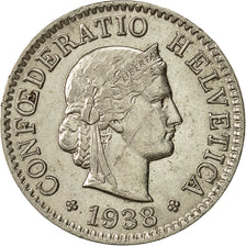 Monnaie, Suisse, 5 Rappen, 1938, Bern, SUP, Nickel, KM:26b