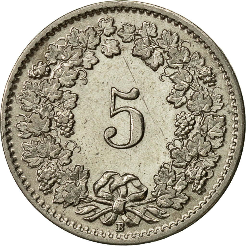 Monnaie, Suisse, 5 Rappen, 1938, Bern, SUP, Nickel, KM:26b