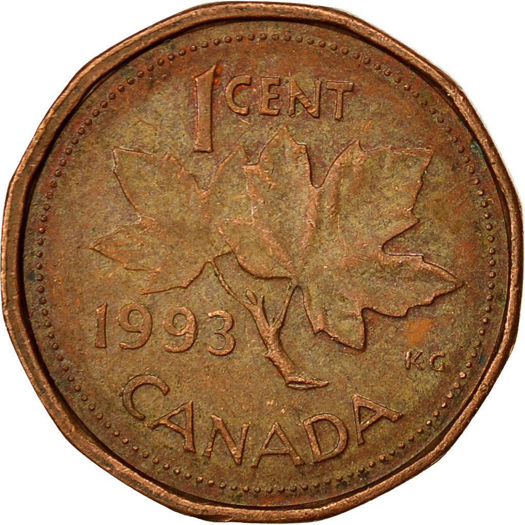 Coin, Canada, Elizabeth II, Cent, 1993, Royal Canadian Mint, Ottawa, EF(40-45)