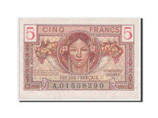 Billete, Francia, 5 Francs, 1947 French Treasury, 1947, EBC+, Fayette:VF29.1