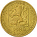 Münze, Tschechoslowakei, 20 Haleru, 1986, SS, Nickel-brass, KM:74