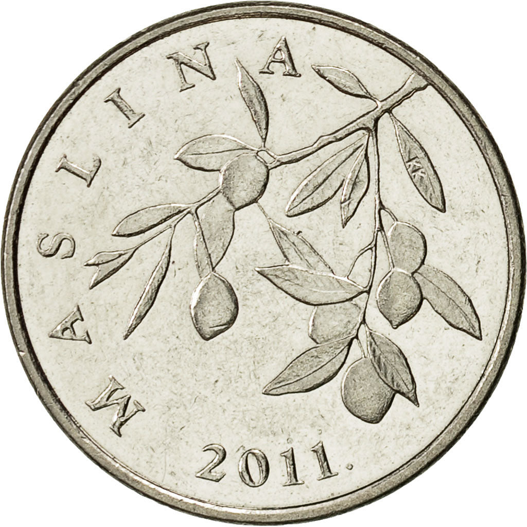 Coin, Croatia, 20 Lipa, 2011, AU(55-58), Nickel plated steel, KM:7