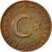 Coin, Turkey, 10 Kurus, 1965, EF(40-45), Bronze, KM:891.1