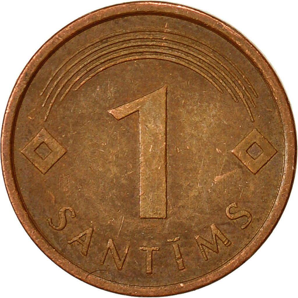 Moneta, Łotwa, Santims, 2007, EF(40-45), Miedź powlekana stalą, KM:15