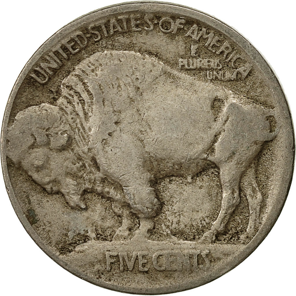 United States, Buffalo Nickel, 5 Cents, 1913, U.S. Mint, Philadelphia