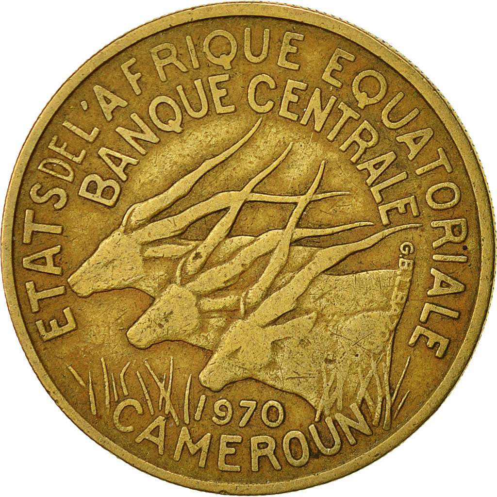 Coin, EQUATORIAL AFRICAN STATES, 25 Francs, 1970, Paris, EF(40-45)