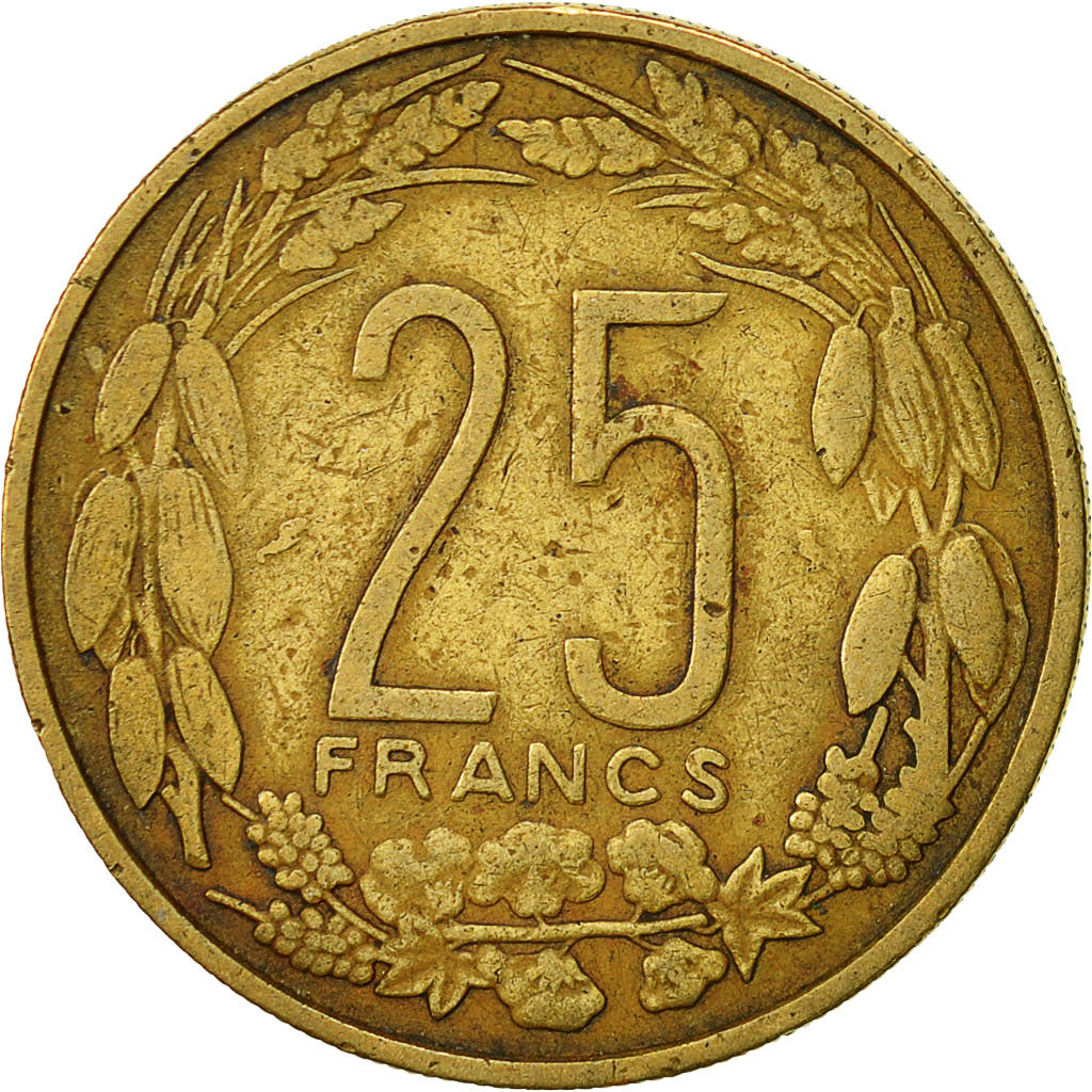 Coin, EQUATORIAL AFRICAN STATES, 25 Francs, 1970, Paris, EF(40-45)