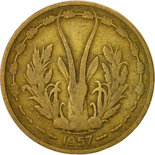 Munten, Frans West Afrika, 25 Francs, 1957, Paris, FR+, Aluminum-Bronze, KM:9