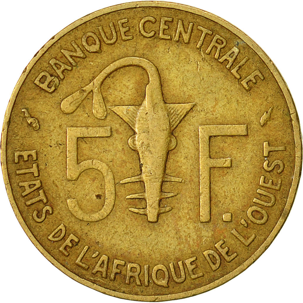 Coin, West African States, 5 Francs, 1978, Paris, EF(40-45)