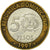 Moneda, República Dominicana, 5 Pesos, 1997, MBC, Bimetálico, KM:88