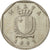 Moneta, Malta, 5 Cents, 1991, AU(50-53), Miedź-Nikiel, KM:95