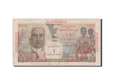 Martinique, 1 Nouveau Franc on 100 Francs, 1960, KM #37, VF(20-25), H.52,...