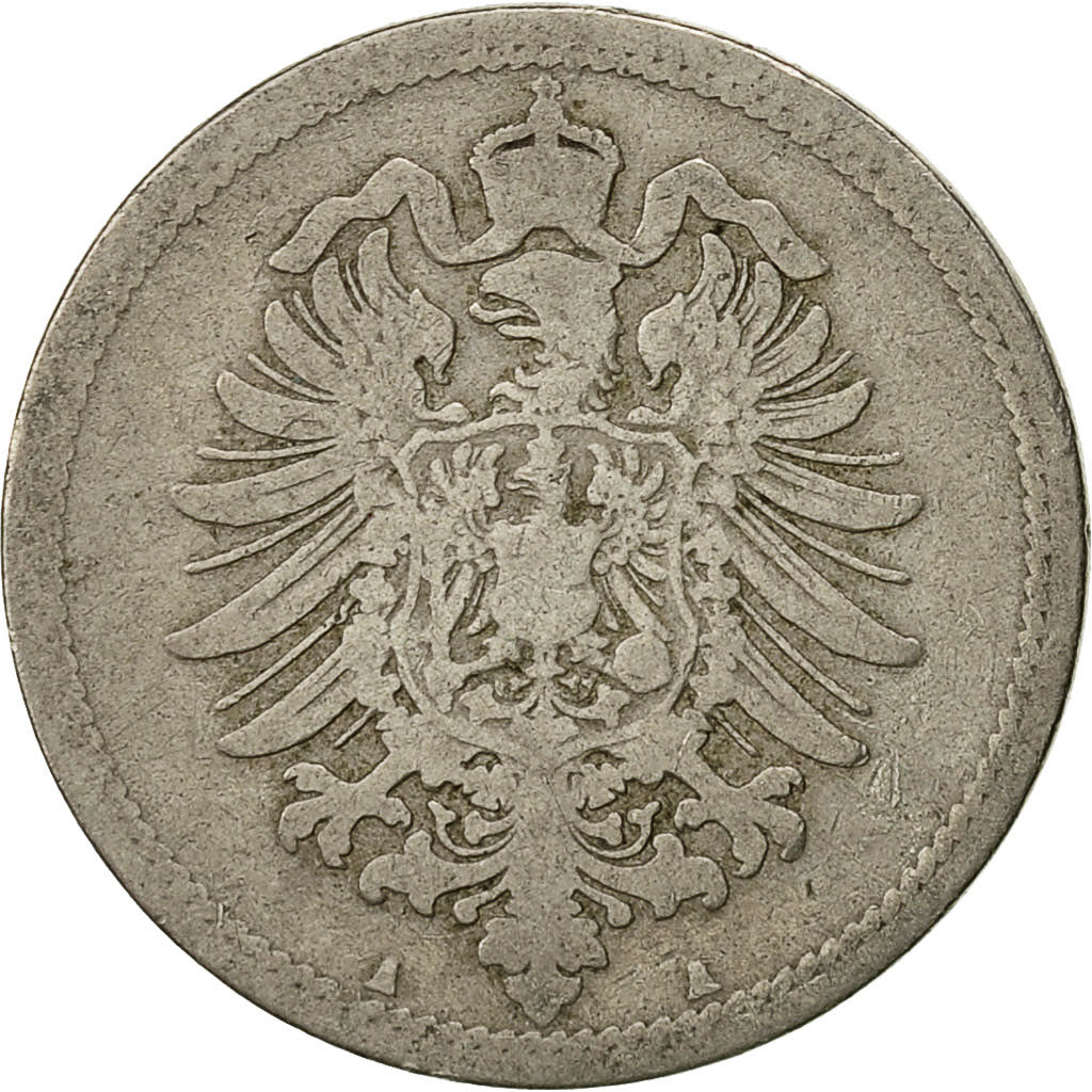 Coin, GERMANY - EMPIRE, Wilhelm I, 10 Pfennig, 1888, Berlin, VF(20-25)