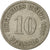 Moneda, ALEMANIA - IMPERIO, Wilhelm I, 10 Pfennig, 1888, Berlin, BC+, Cobre -