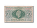 French Equatorial Africa, 20 Francs, 1944, KM #17b, VF(30-35), LG513565, French.