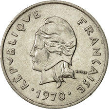 Münze, Neukaledonien, 10 Francs, 1970, Paris, VZ, Nickel, KM:5