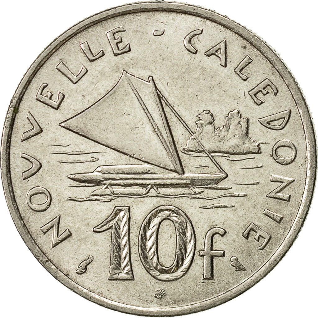 Münze, Neukaledonien, 10 Francs, 1970, Paris, VZ, Nickel, KM:5