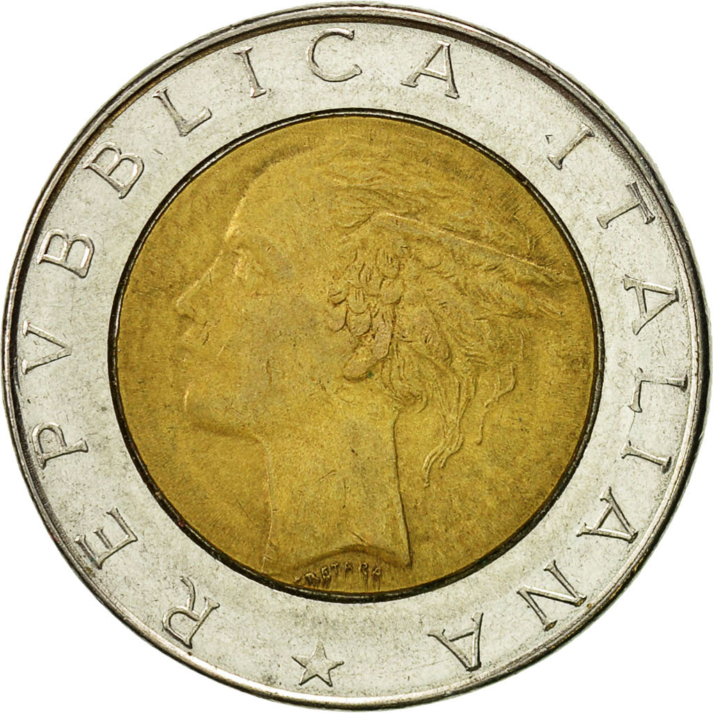 Moneta, Italia, 500 Lire, 1986, Rome, BB, Bi-metallico, KM:111