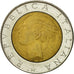 Münze, Italien, 500 Lire, 1986, Rome, SS, Bi-Metallic, KM:111