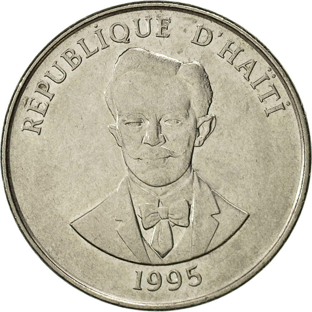 Coin, Haiti, 50 Centimes, 1995, EF(40-45), Nickel plated steel, KM:153a