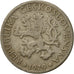 Monnaie, Tchécoslovaquie, Koruna, 1929, TTB, Copper-nickel, KM:4
