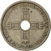 Coin, Norway, Haakon VII, Krone, 1940, EF(40-45), Copper-nickel, KM:385