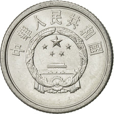 Coin, CHINA, PEOPLE'S REPUBLIC, Fen, 1980, EF(40-45), Aluminum, KM:1