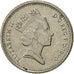 Coin, Great Britain, Elizabeth II, 5 Pence, 1990, EF(40-45), Copper-nickel