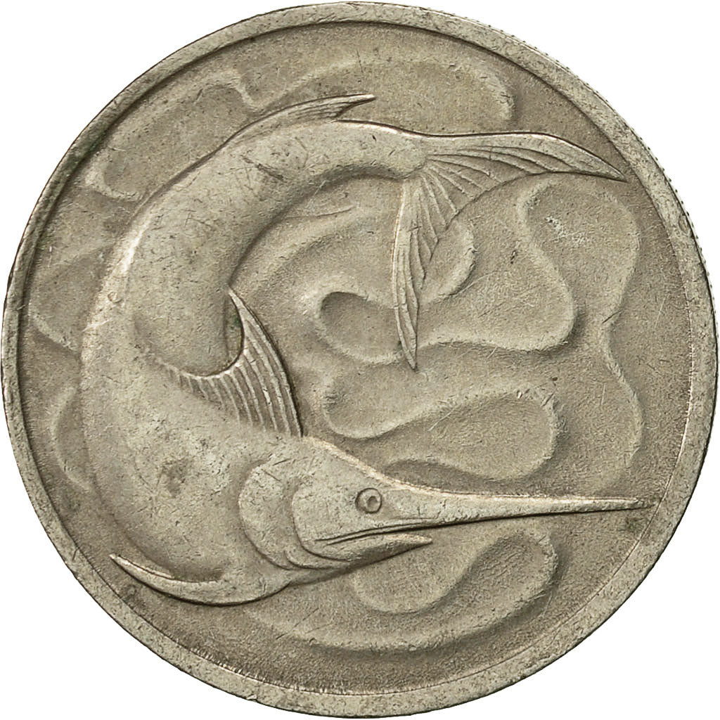Moneta, Singapore, 20 Cents, 1979, Singapore Mint, BB, Rame-nichel, KM:4
