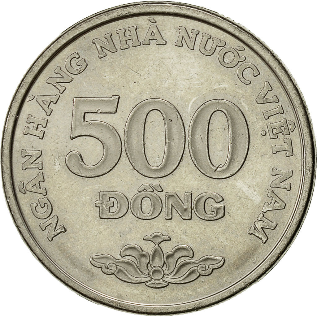Moneta, Wietnam, SOCIALIST REPUBLIC, 500 Dông, 2003, Vantaa, AU(50-53), Nikiel