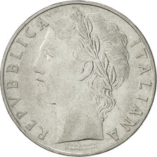 Italia, 100 Lire, 1955, Rome, BB+, Acciaio inossidabile, KM:96.1