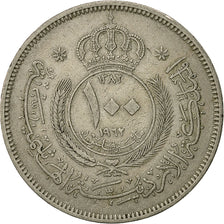 Coin, Jordan, Hussein, 100 Fils, Dirham, 1962, EF(40-45), Copper-nickel, KM:12