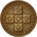 Munten, Portugal, 20 Centavos, 1960, ZF, Bronze, KM:584