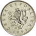 Coin, Czech Republic, Koruna, 1993, AU(50-53), Nickel plated steel, KM:7