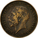 Coin, Great Britain, George V, 1/2 Penny, 1923, VF(20-25), Bronze, KM:809