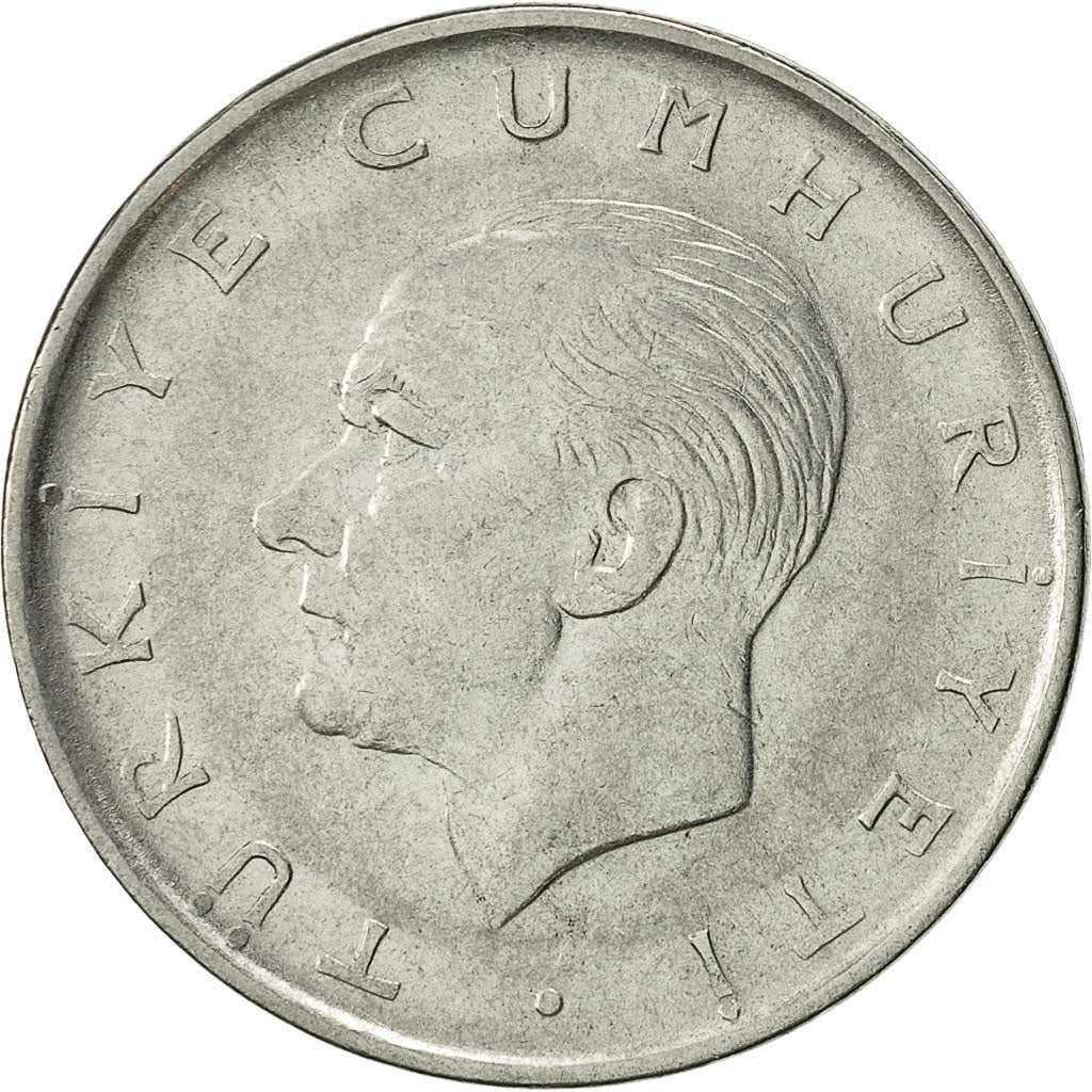 Moneta, Turchia, Lira, 1966, BB+, Acciaio inossidabile, KM:889a.1