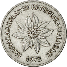 Coin, Madagascar, 5 Francs, Ariary, 1972, Paris, EF(40-45), Stainless Steel