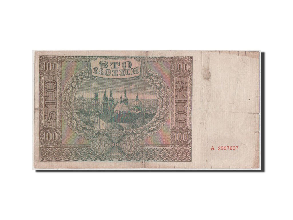 Poland, 100 Zlotych, 1941, KM #103, F(12-15), A2997887
