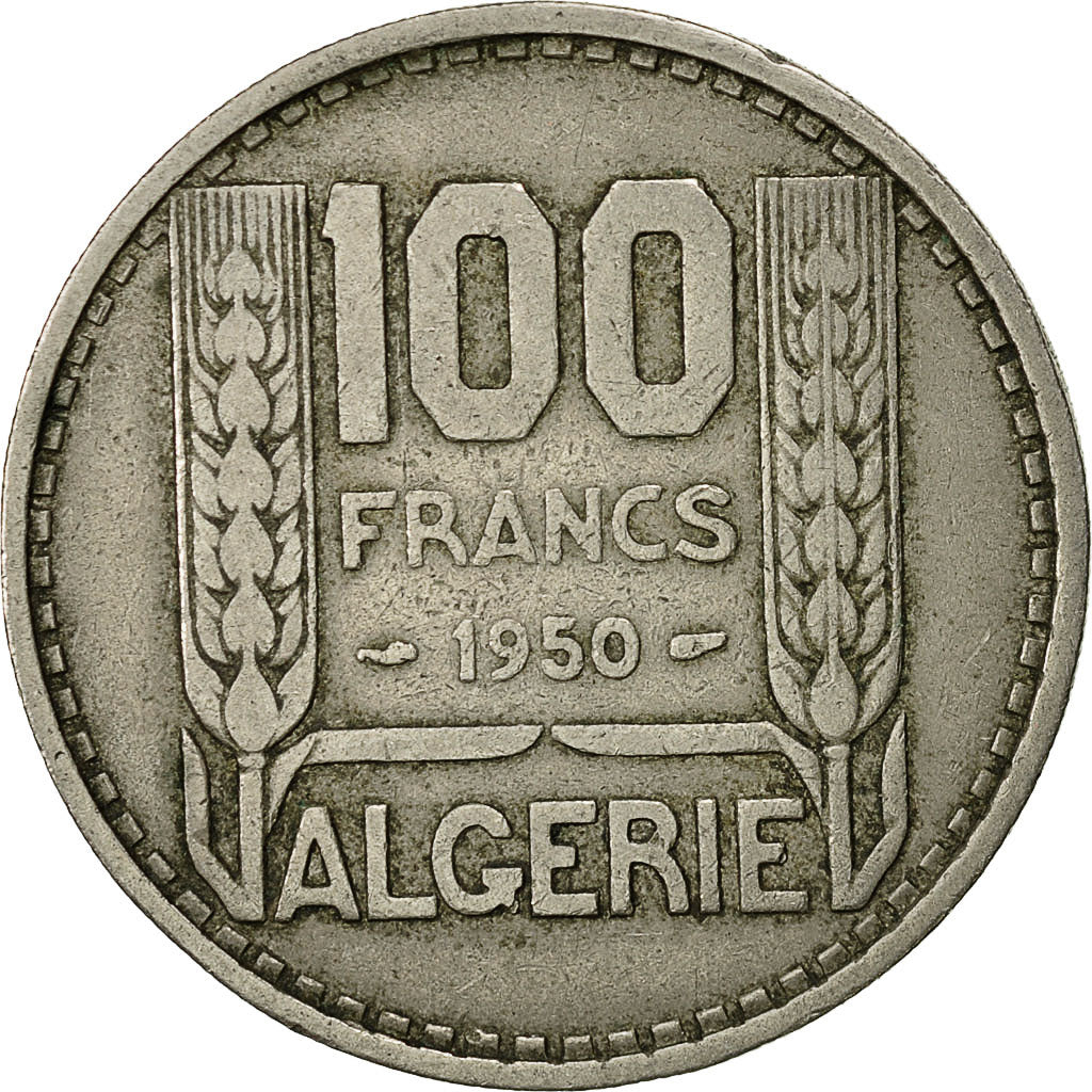 Münze, Algeria, 100 Francs, 1950, Paris, SS, Copper-nickel, KM:93