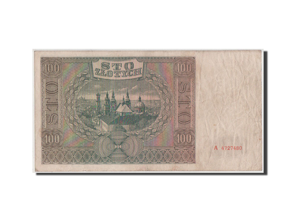 Billete, 100 Zlotych, 1941, Polonia, BC