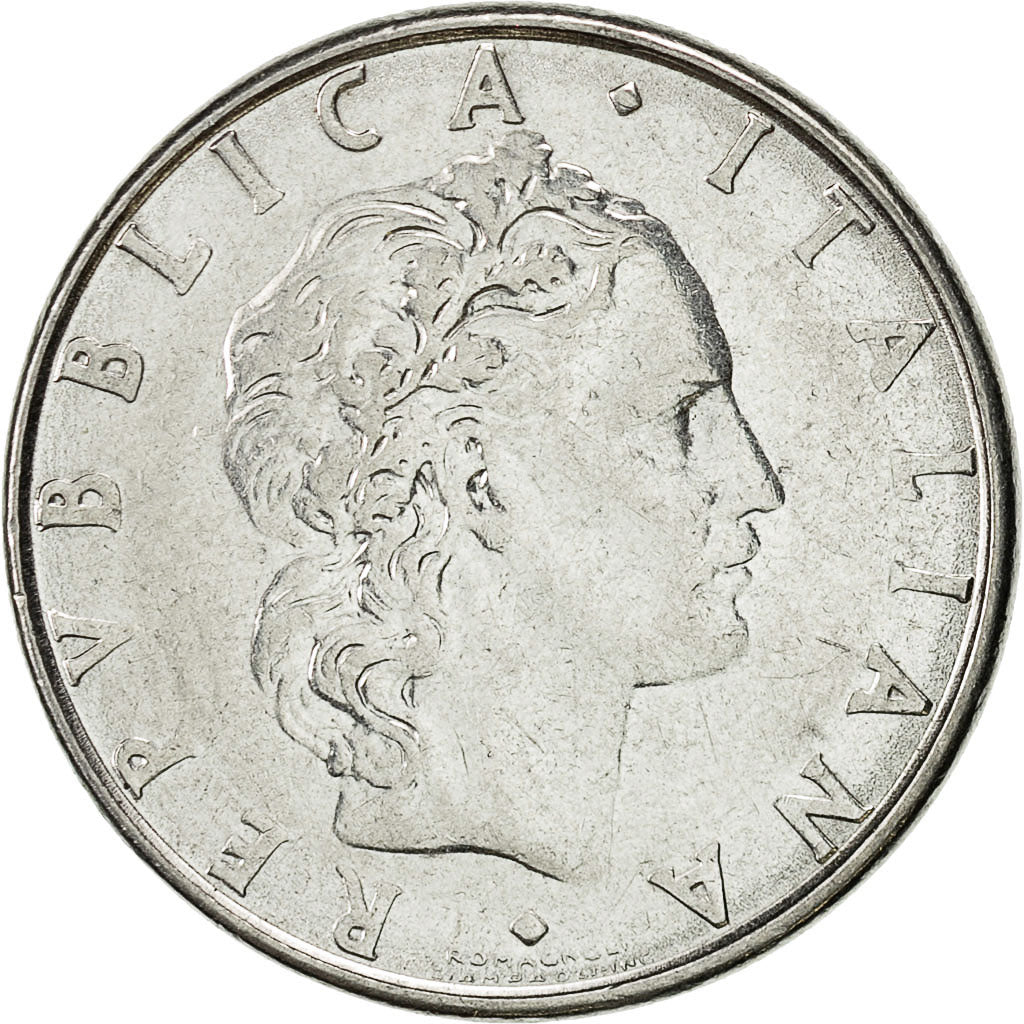 Moneta, Italia, 50 Lire, 1982, Rome, BB, Acciaio inossidabile, KM:95.1