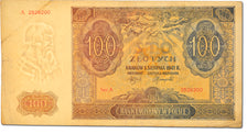 Billet, Pologne, 100 Zlotych, 1941, TB
