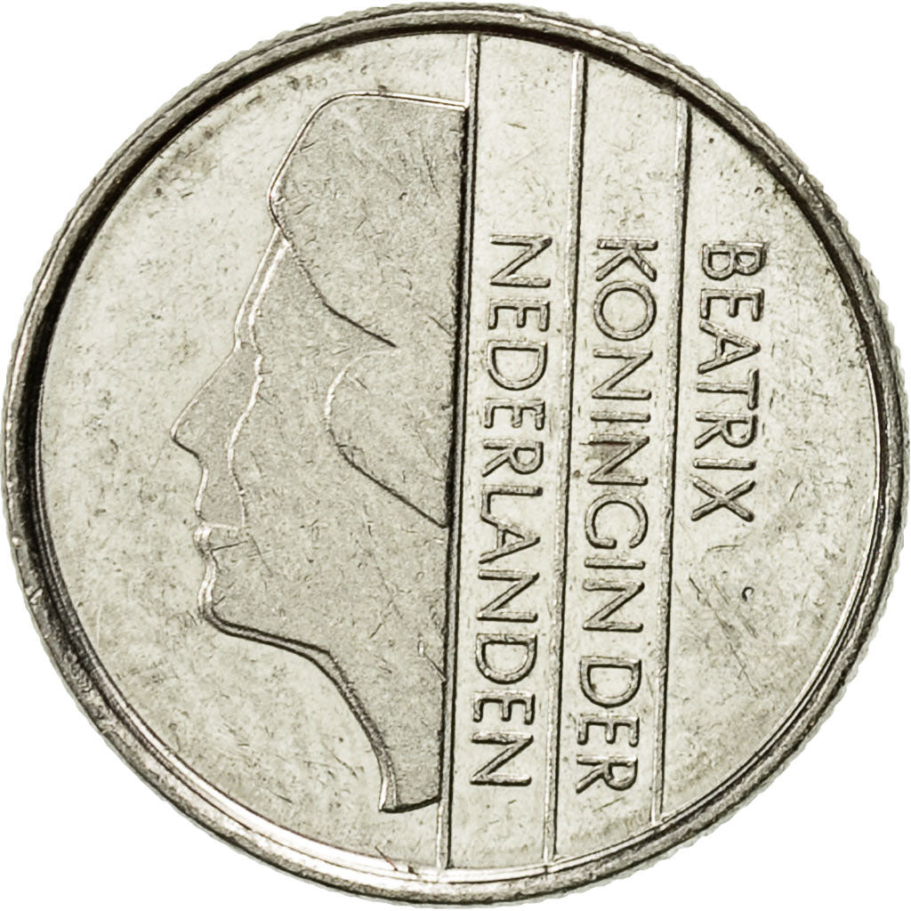 Münze, Niederlande, Beatrix, 10 Cents, 1984, SS, Nickel, KM:203
