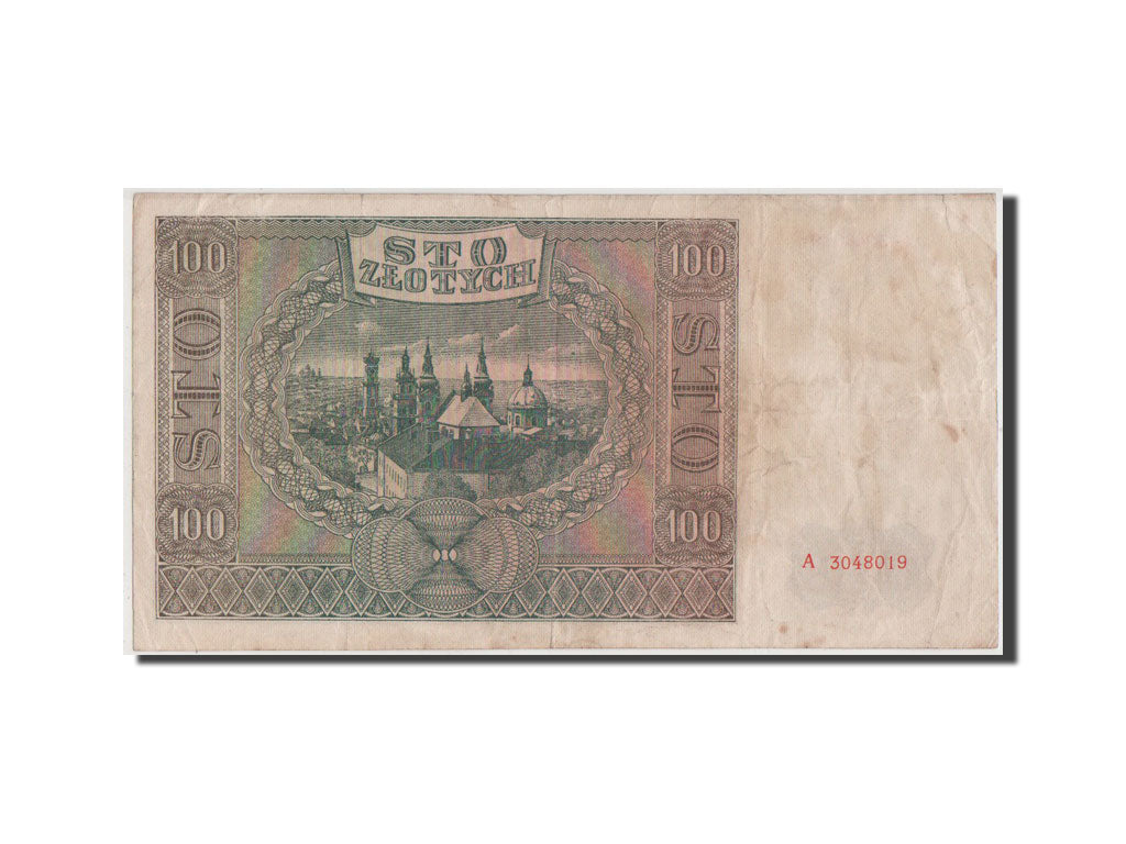Poland, 100 Zlotych, 1941, KM #103, VF(30-35), A3048019